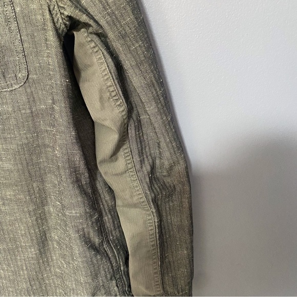 CPO Provisions Gray tweed Button-Up Shirt sz medium - Picture 4 of 10